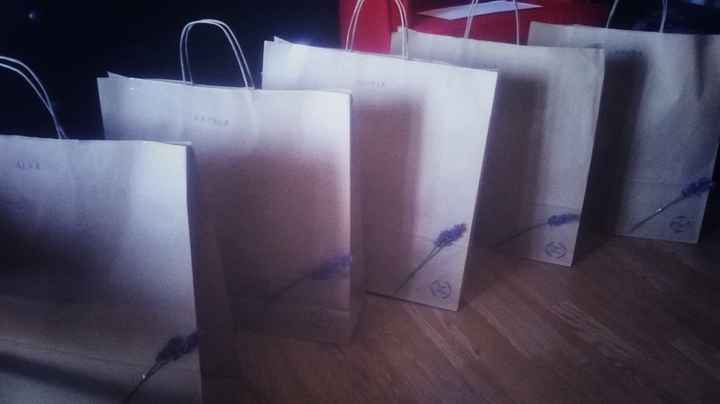 Bolsas preparadas 