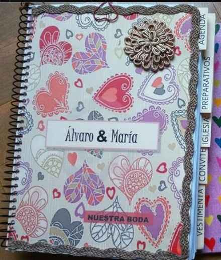 Agenda para llevar la organización de mi boda