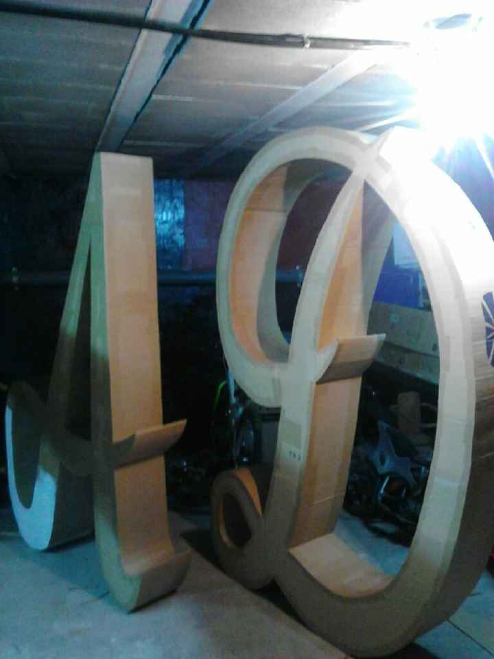 Letras bodaxxxxl dos metros acen - 1