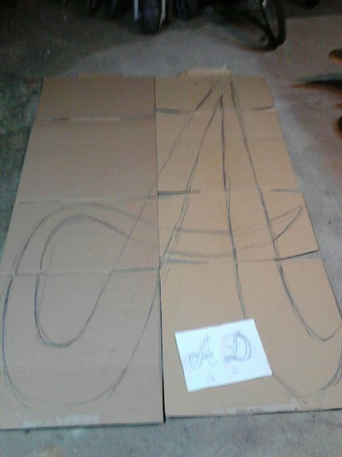 Letras boda en proceso que os parece!? - 1