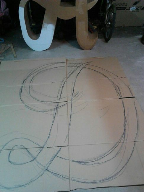 Letras boda en proceso que os parece!? - 1