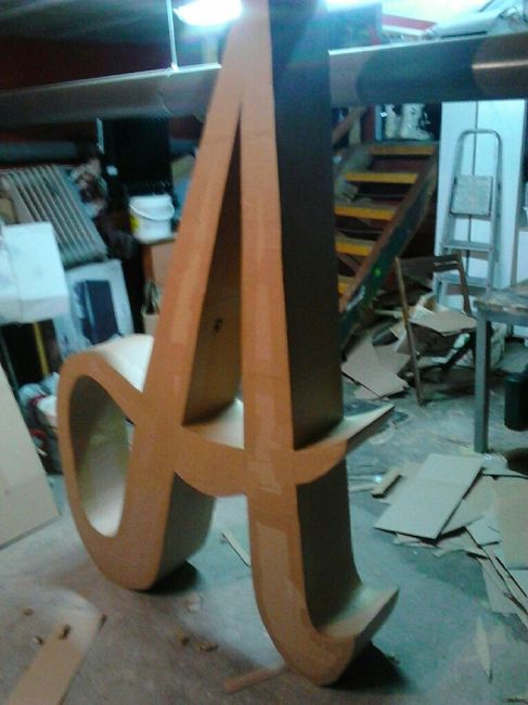 Letras boda en proceso que os parece!? - 4