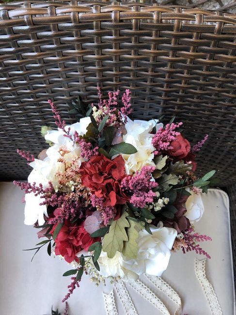 Ramo de novia con flores preservadas ¿sí o no? 1