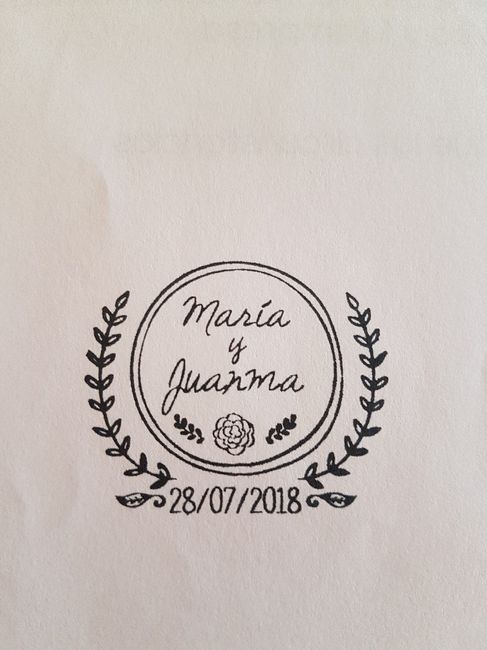  Nuestro sello personalizado!!! - 1
