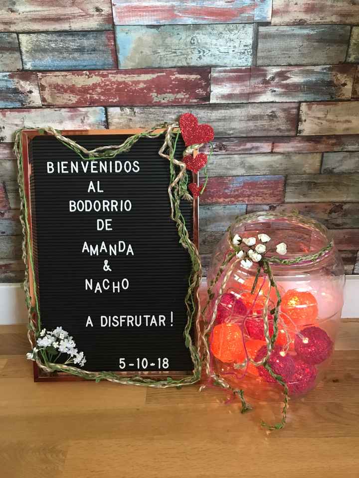 Mi cartel de bienvenida - 1