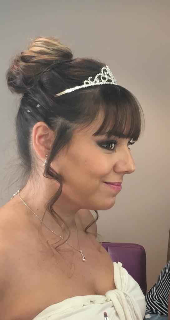 Mi prueba de peinado y maquillaje!!!! - 4