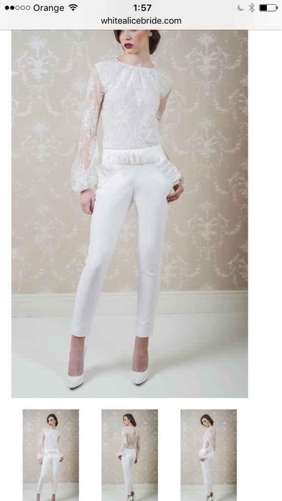 Trajes de boda pantalon chaqueta - 1