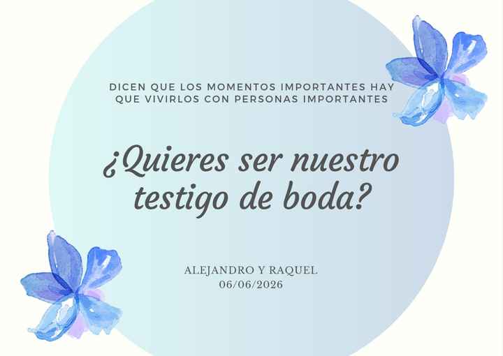 Regalo para testigos - 1