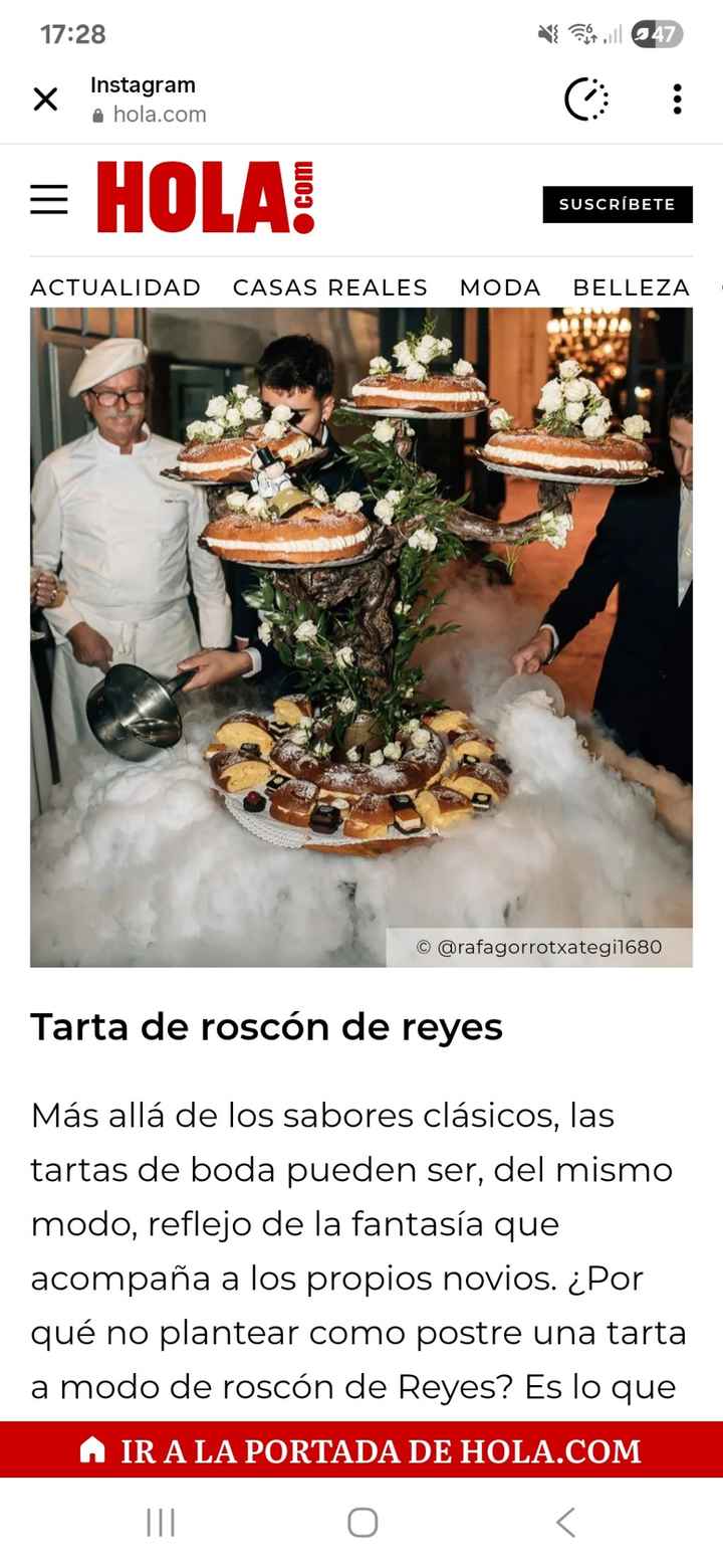 Abramos melón: Tarta nupcial - 1