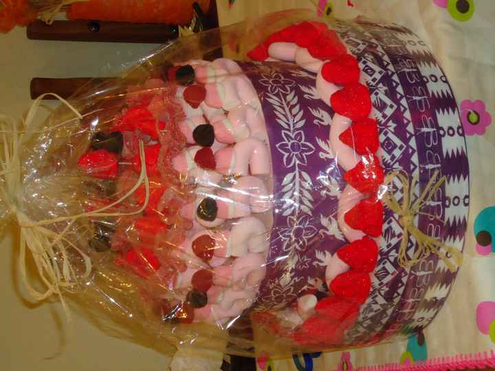  Dos torres chuches que preparamos  y tanto niños como mayores difrutaron