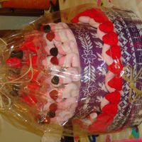  Dos torres chuches que preparamos  y tanto niños como mayores difrutaron