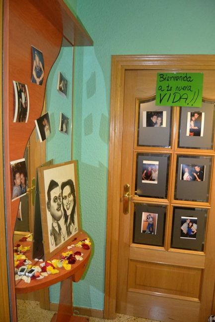 sorpresa al entra a casa
