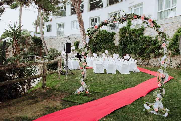 Arco de flores ceremonia