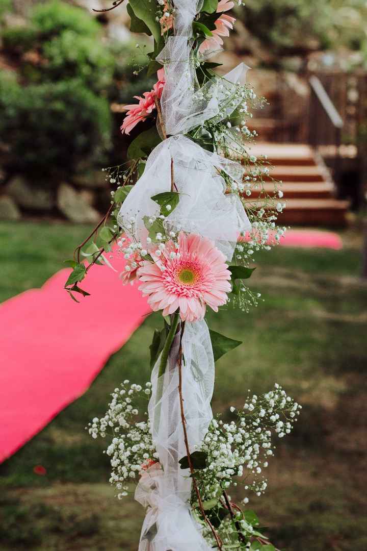 Arco de flores ceremonia