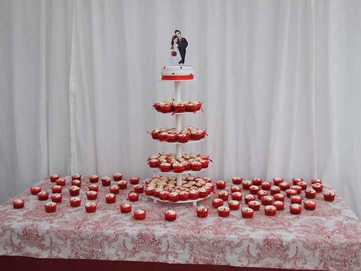Torre de cupcakes