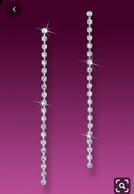 Pendientes largos brillantes 7