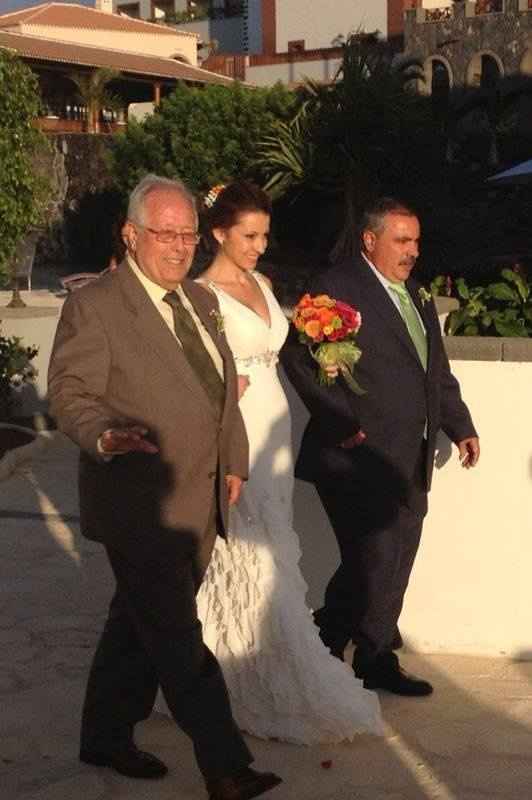 Entrada con Mi suegro y mi Padre