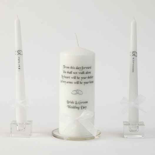 velas de la ceremonia