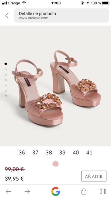  sos - Zapatos tacón ancho y con un poco de plataforma - 1
