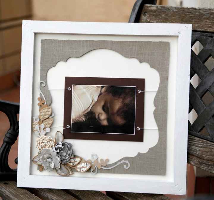 Marco foto boda suegros