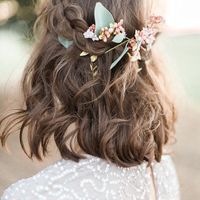 Novias de pelo corto/media melena - 2