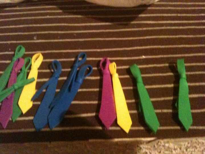 mini corbatas para chicos