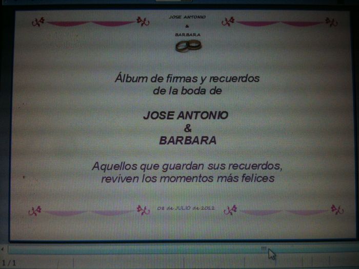 libro de firmas