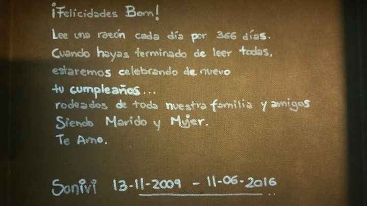 A un año de la boda algo especial - 1
