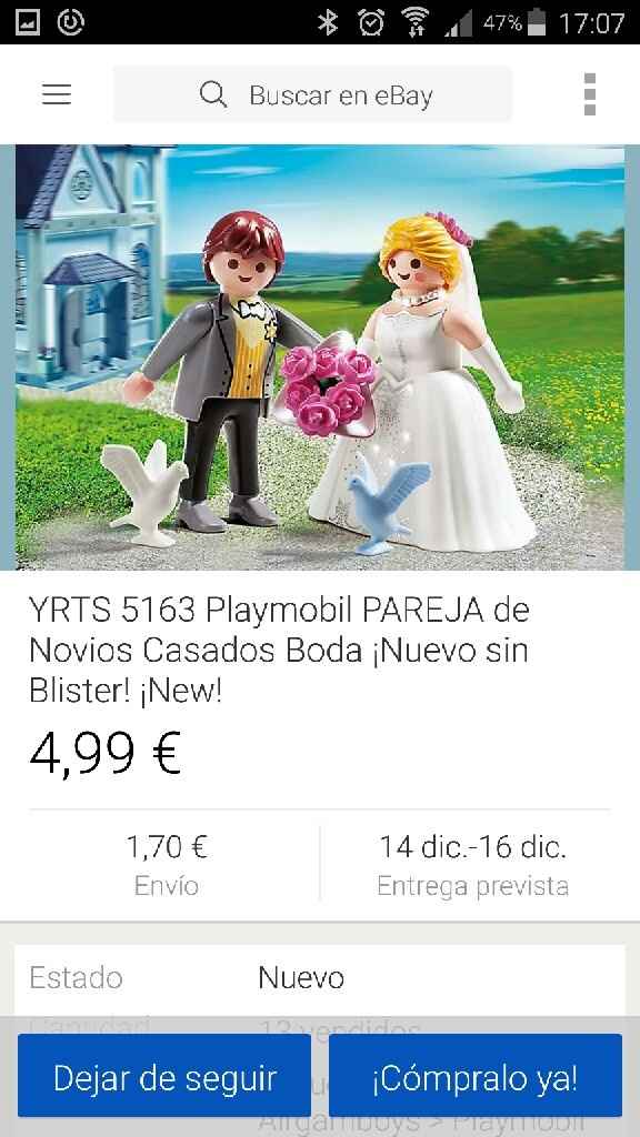 Hacer cuadro con novios playmobil - 1