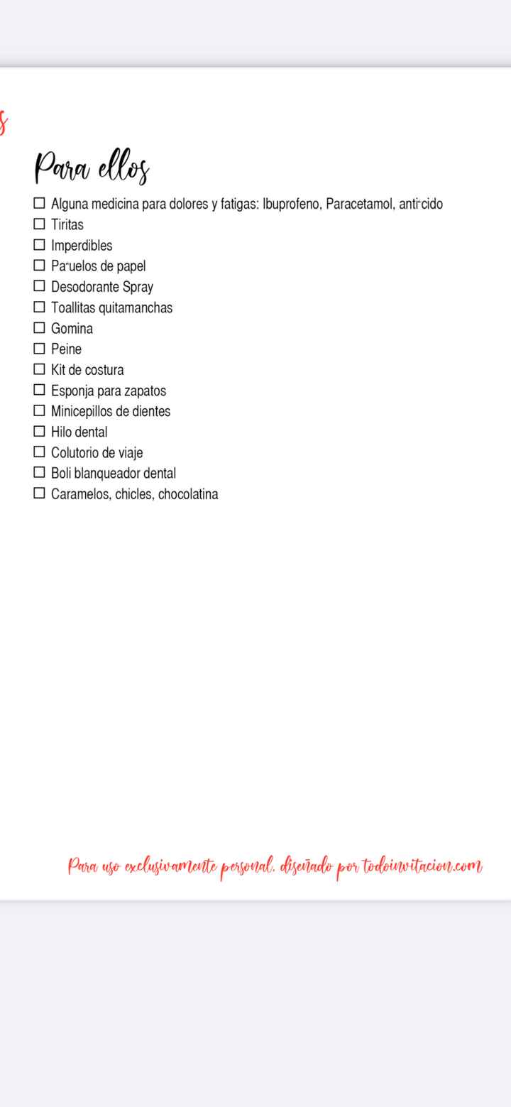 Kit de superviviencia - 2
