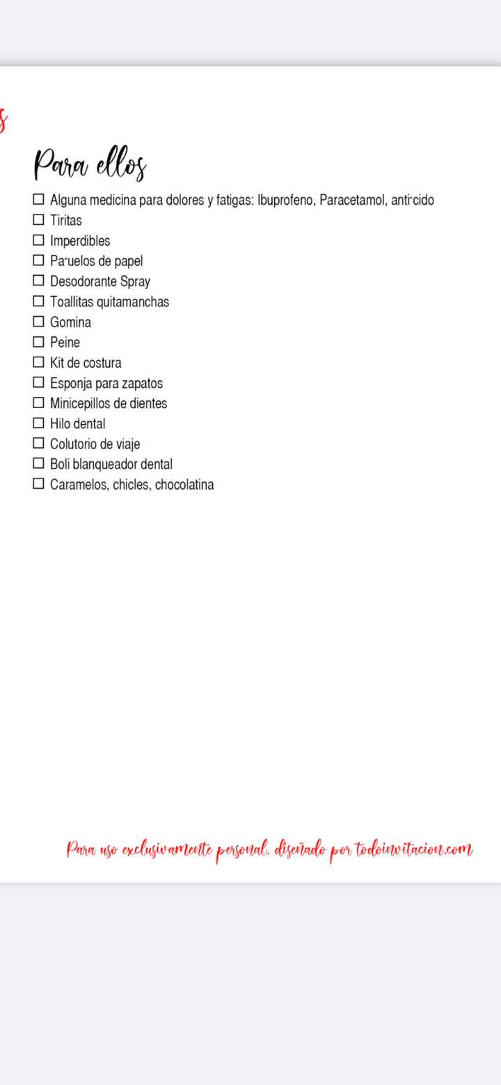 Kit de emergencia - 1