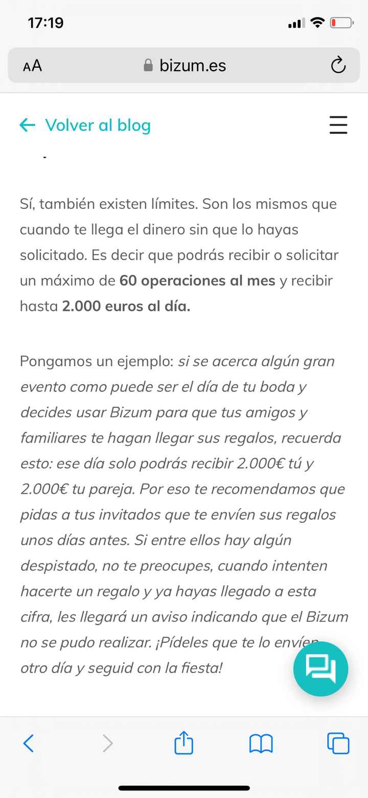 Regalo por Bizum - 1