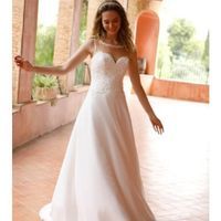 Vestido de  novia económico y bonito - 1