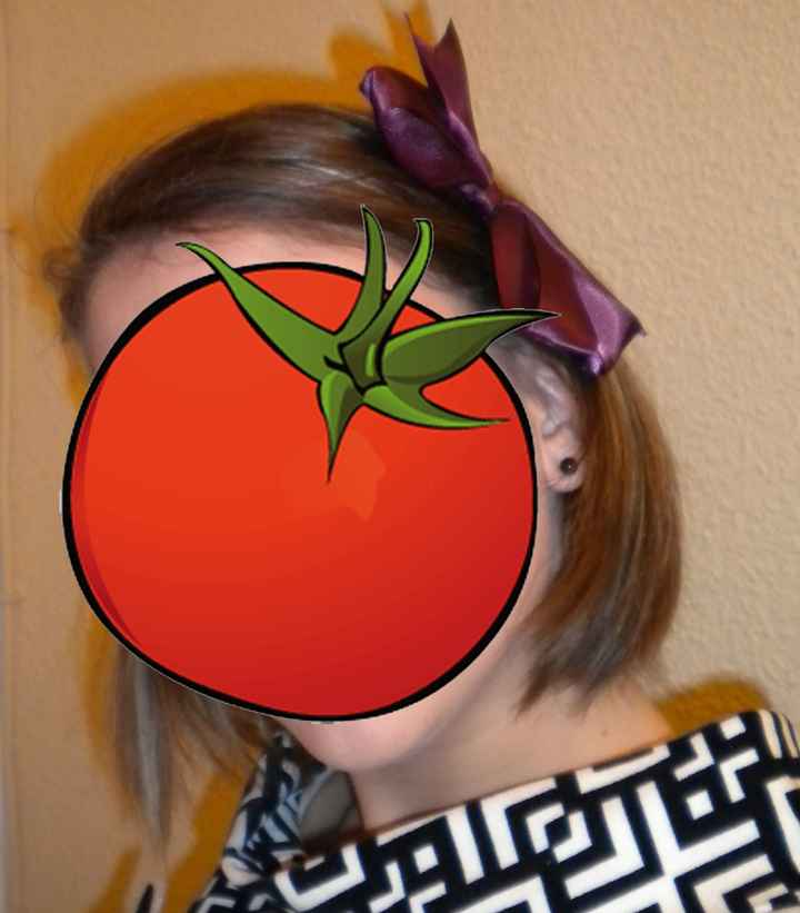 Pelo corto, lo justo para mini coletilla