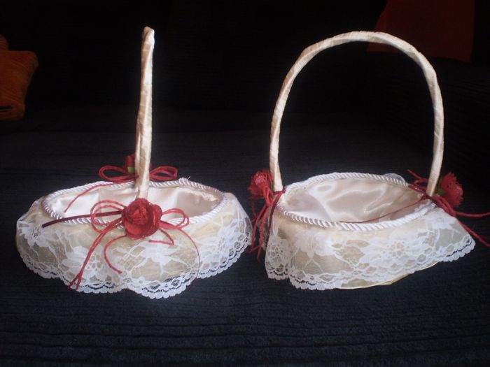 cesta de petalos