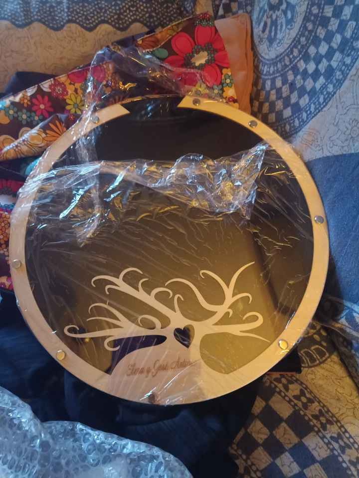 Mesa de firmas para una boda vintage 📠 - 1