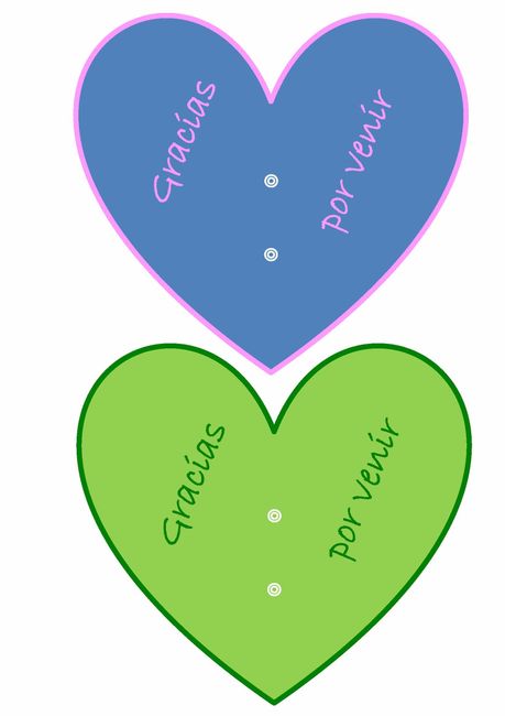 CORAZONES AGRADECIMIENTO