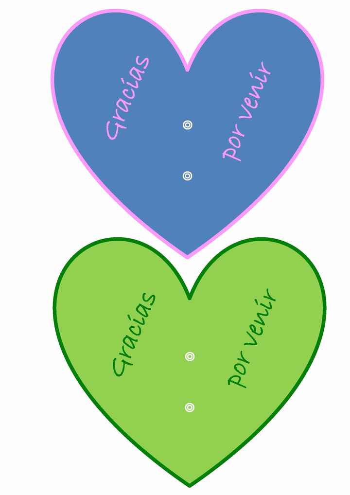 CORAZONES AGRADECIMIENTO