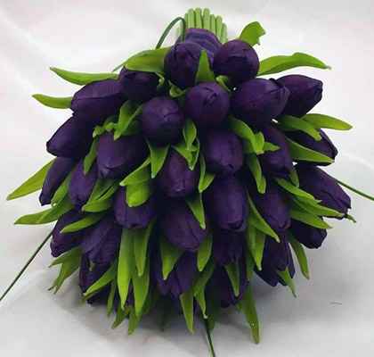 ramos de novia de tulipanes