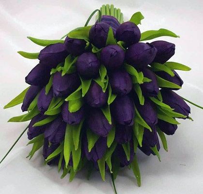 ramos de novia de tulipanes