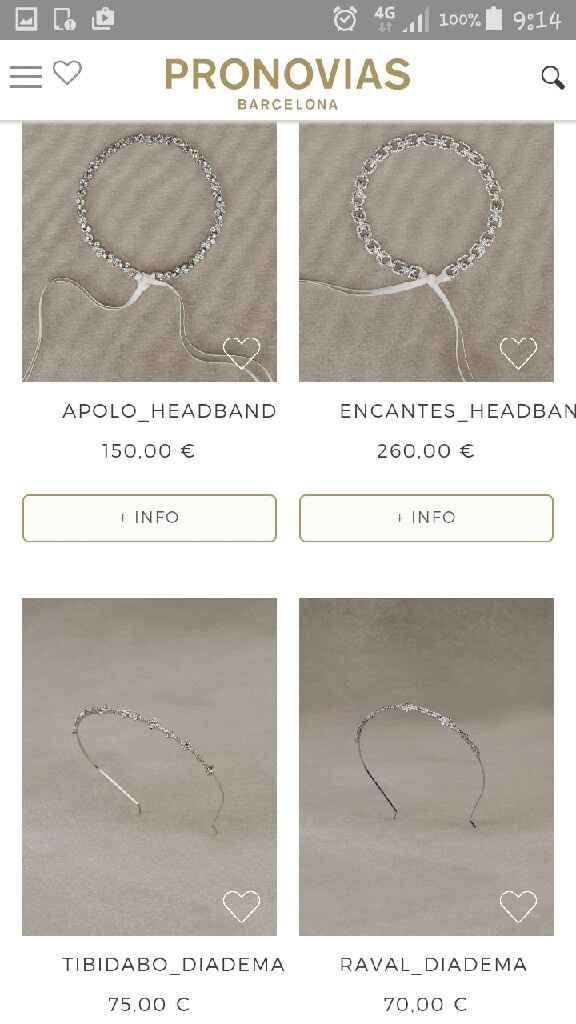 Diademas y tocados de novia - 1