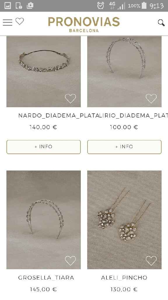 Diademas y tocados de novia - 2