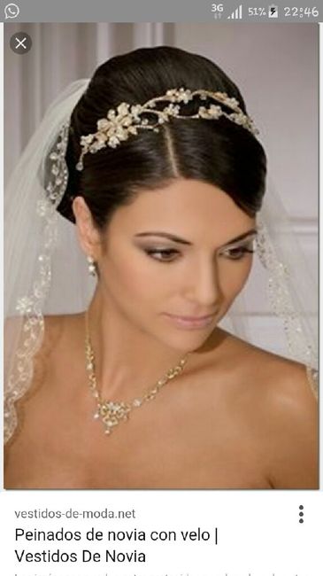 Peinados tiara y velo - 2