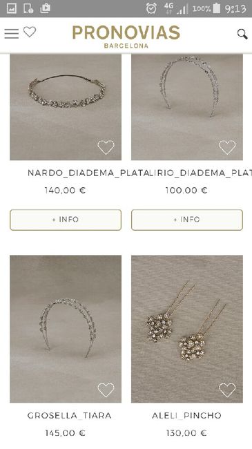 Diademas y tocados de novia - 2