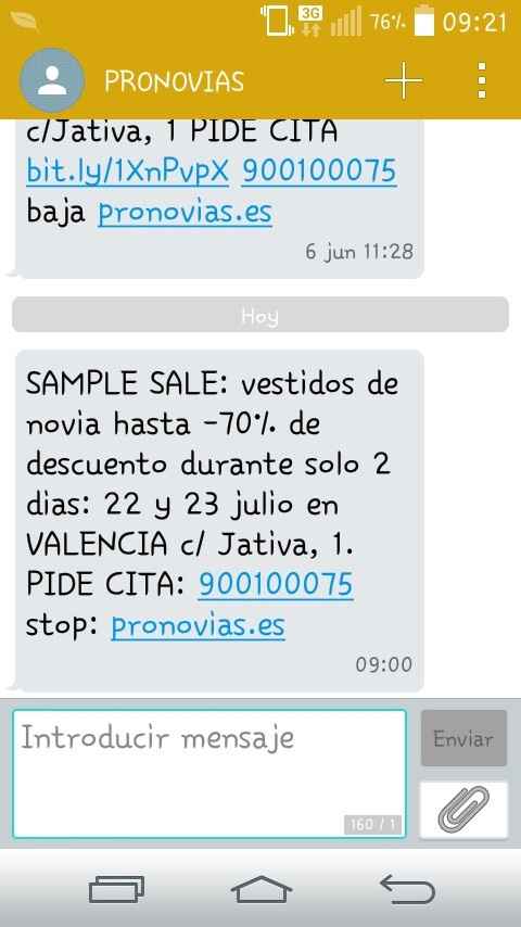 Al 70% en pronovias valencia - 1