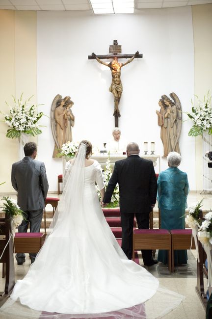 En el altar