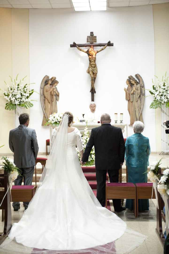 En el altar
