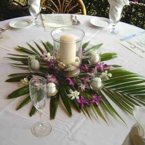 Decoración de mesas para la boda