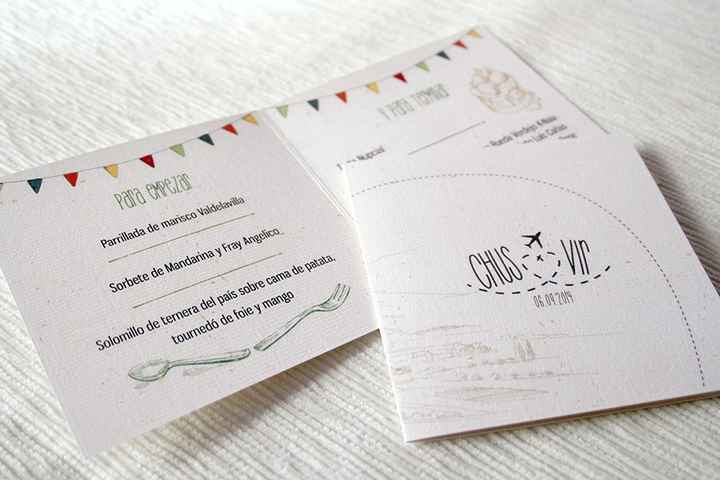 Menús boda