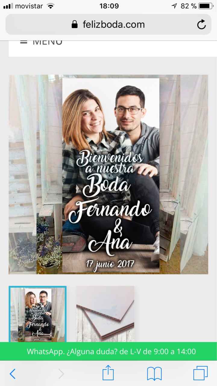  Cartel bienvenida - 1
